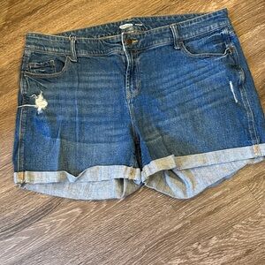 Old Navy Dark Blue Jean Shorts